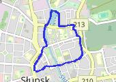 Trasa z dnia 2014-04-27 17:44 - mapa trasy gps - spacer
