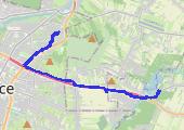 Trasa z dnia 2014-04-27 18:42 - mapa trasy gps - rower górski