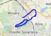 Trasa z dnia 2014-04-27 18:15 - mapa trasy gps - nordic walking