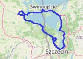 IV wyjazd rowerowy wokół Zalewu Szczecińskiego - mapa trasy gps - rower górski