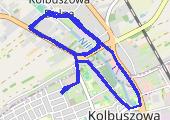 Trasa z dnia 2014-04-28 20:36 - mapa trasy gps - bieganie