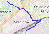 Marsz - mapa trasy gps - marsz