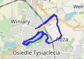 Trasa z dnia 2014-04-28 08:34 - mapa trasy gps - nordic walking
