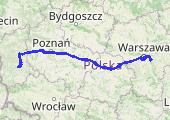 Trasa z dnia 2014-04-28 17:45 - mapa trasy gps - samochód