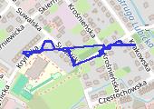 Trasa z dnia 2014-04-30 07:51 - mapa trasy gps - marsz