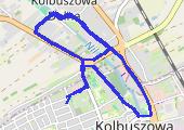 Trasa z dnia 2014-04-30 20:21 - mapa trasy gps - bieganie