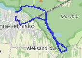 Trasa z dnia 2014-04-30 18:23 - mapa trasy gps - bieganie