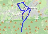 Zakopane - mapa trasy gps - marsz
