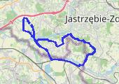 Majówka 2014 - mapa trasy gps - rower górski