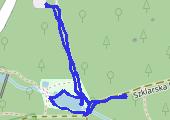 Rozpoznanie terenu - mapa trasy gps - marsz
