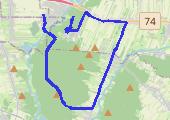Trasa z dnia 2014-05-04 18:28 - mapa trasy gps - rower trekkingowy