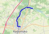 Trasa z dnia 2014-03-30 19:05 - mapa trasy gps - rower trekkingowy