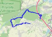 gr - mapa trasy gps - rower trekkingowy