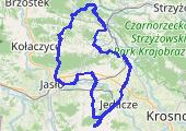 Wycieczka - mapa trasy gps - rower górski