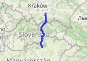 Trasa z dnia 2014-05-03 11:16 - mapa trasy gps - motocykl