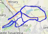 Trasa z dnia 2014-05-05 19:00 - mapa trasy gps - nordic walking