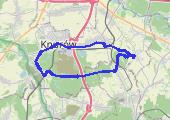 Chudów - mapa trasy gps - rower górski