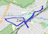 Wycieczka z dzieckiem.... - mapa trasy gps - rower górski