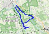MamaR - mapa trasy gps - rower trekkingowy