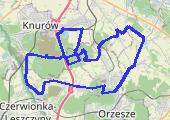 Chudów - 51.1 km - mapa trasy gps - rower górski