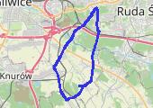 Chudów - 24.9  - mapa trasy gps - rower górski