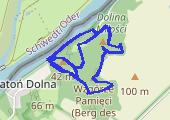 Gra miejska - mapa trasy gps - spacer