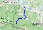 Karkonosze rowerowo 2012 - mapa trasy gps - rower górski