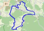 Gostyń - 21,3 km - mapa trasy gps - rower górski
