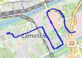 Trasa z dnia 2014-05-14 08:09 - mapa trasy gps - rower górski