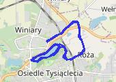 Trasa z dnia 2014-05-14 10:18 - mapa trasy gps - nordic walking
