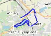 Trasa z dnia 2014-05-15 10:30 - mapa trasy gps - nordic walking