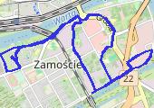 Trasa z dnia 2014-05-15 19:03 - mapa trasy gps - nordic walking