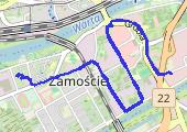 Trasa z dnia 2014-05-16 08:02 - mapa trasy gps - rower górski