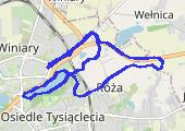 Trasa z dnia 2014-05-18 16:58 - mapa trasy gps - nordic walking