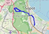 ggg - mapa trasy gps - rower górski