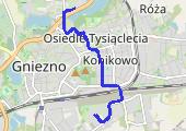 Trasa z dnia 2014-05-19 05:41 - mapa trasy gps - rower górski