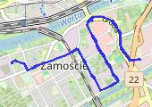 Trasa z dnia 2014-05-19 08:02 - mapa trasy gps - rower górski