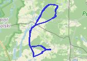 Iwiec - 30,7 - mapa trasy gps - rower górski