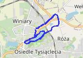 Trasa z dnia 2014-05-19 21:54 - mapa trasy gps - nordic walking