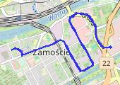Trasa z dnia 2014-05-20 08:02 - mapa trasy gps - rower górski