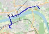 korty-dom - mapa trasy gps - rower miejski