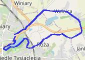 Trasa z dnia 2014-05-20 18:48 - mapa trasy gps - nordic walking
