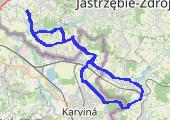 Po okolicy... - mapa trasy gps - rower górski