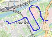 Trasa z dnia 2014-05-21 08:16 - mapa trasy gps - rower górski