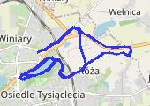 Trasa z dnia 2014-05-21 18:43 - mapa trasy gps - nordic walking