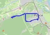 Geocatching - mapa trasy gps - rower górski