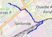 Trasa z dnia 2014-05-22 07:22 - mapa trasy gps - marsz