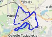 Trasa z dnia 2014-05-22 19:08 - mapa trasy gps - nordic walking