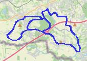 rekreacyjnie.. - mapa trasy gps - rower górski