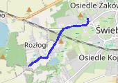 Trasa z dnia 2014-02-23 14:21 - mapa trasy gps - marsz
